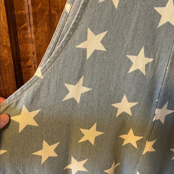 Blue Star Pattern Overalls - Picture 5 of 5